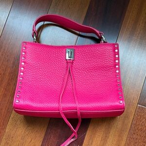 Rebecca Minkoff Pink Leather Studded Handbag